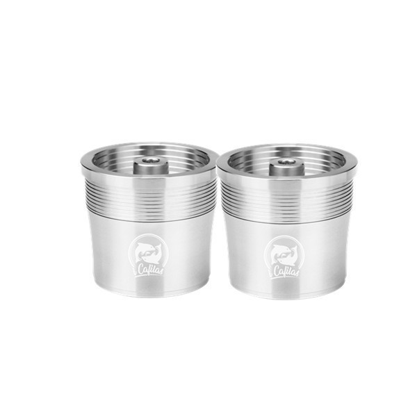 Portable Stainless Steel Reusable Coffee Capsule Tumbler – Travel Mug for Espresso & Cold Brew