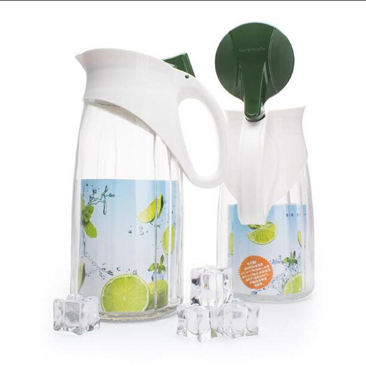Glass Jug Juice Glass Set Large Capacity Tie Pot Teapot Water Bottle