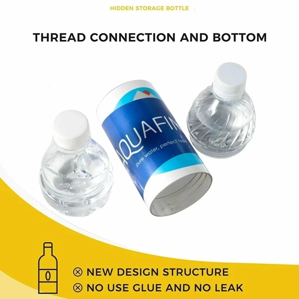 Water Bottle with Hidden Storage – Travel-Friendly Hydration & Secure Compartment for On-the-Go Essentials