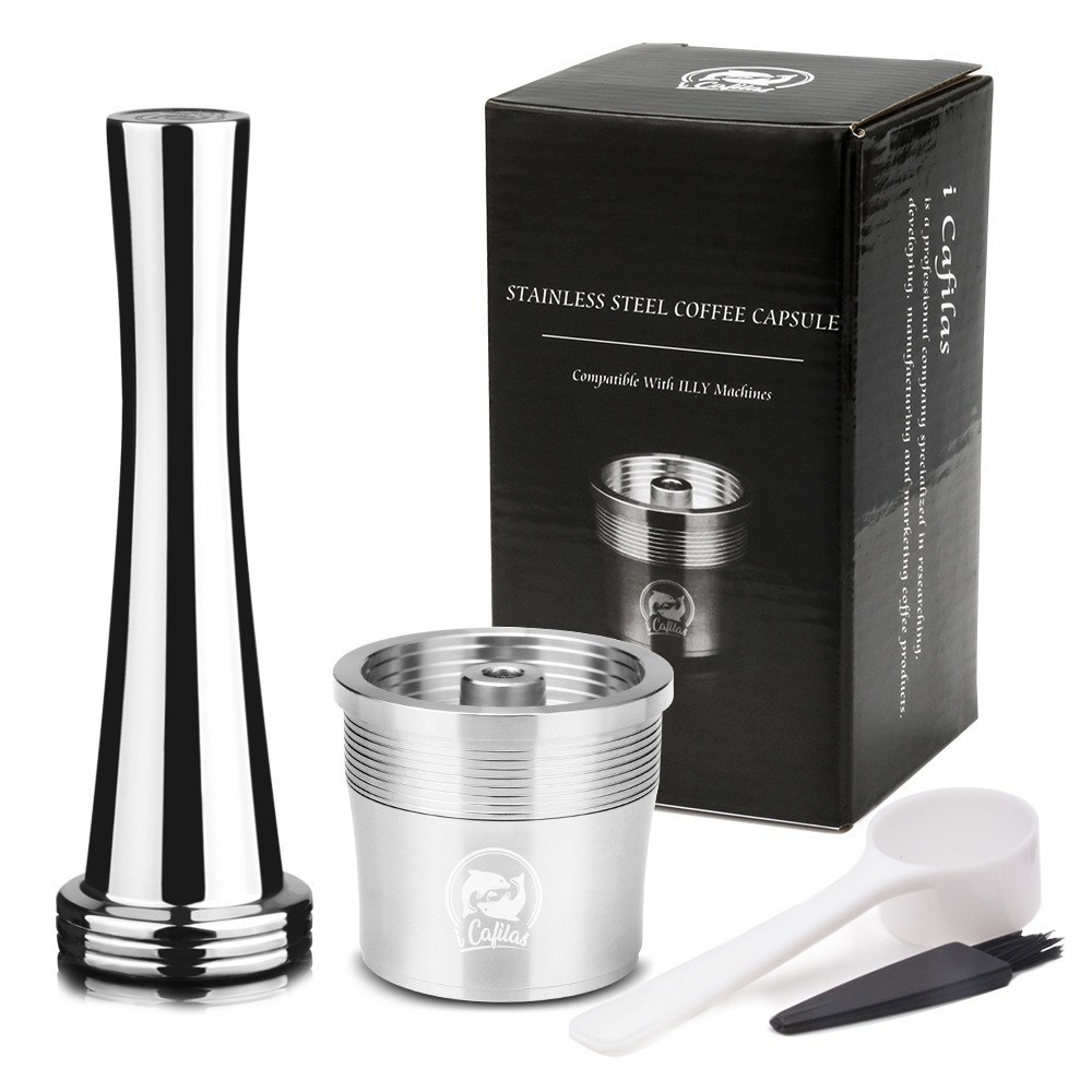 Portable Stainless Steel Reusable Coffee Capsule Tumbler – Travel Mug for Espresso & Cold Brew