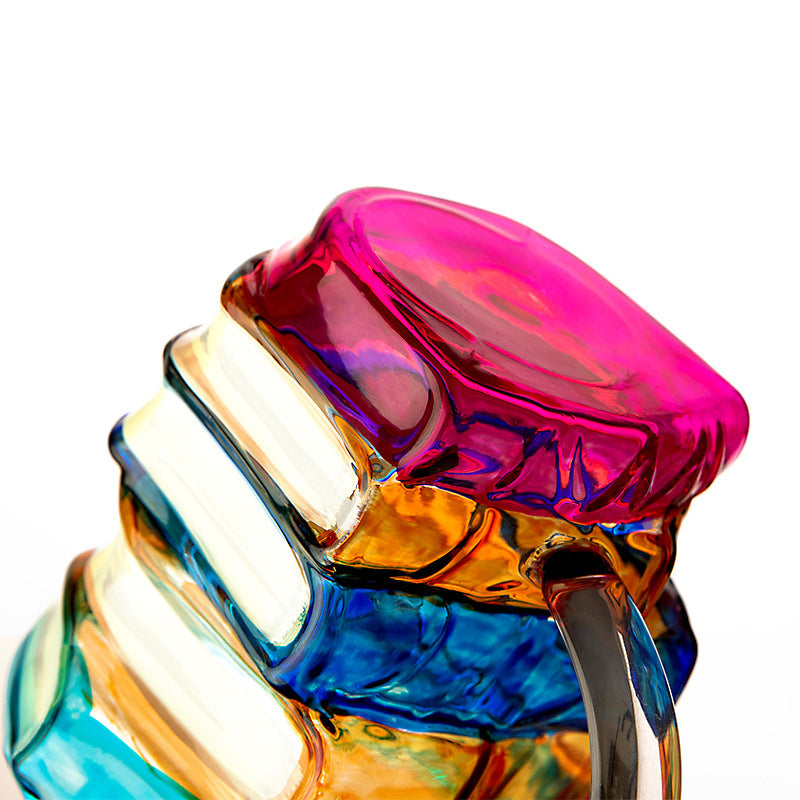 Coffee Cup High Borosilicate Artificial Painted Novelty Book Cup Mug