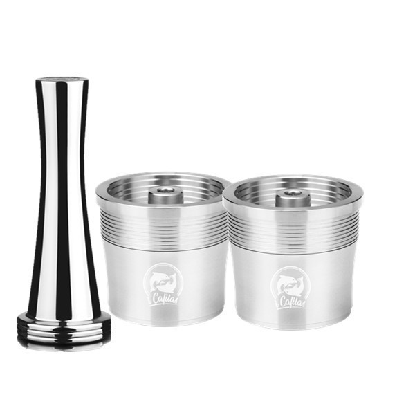 Portable Stainless Steel Reusable Coffee Capsule Tumbler – Travel Mug for Espresso & Cold Brew